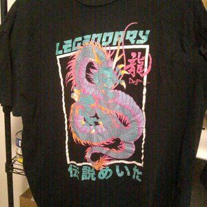 Extra Large Green Dragon T-Shirt-Good Condition